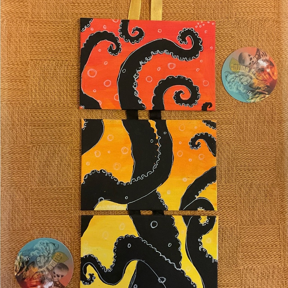 HANDMADE ONE OF A KIND HANGING WALL ART.